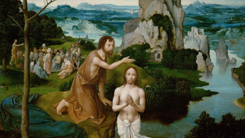 Johannes der Täufer tauft Jesus, Gemälde