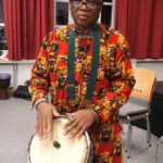 Chid Chamberlaine mit seiner Trommel